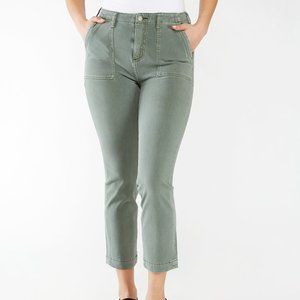 SILVER JEANS utility crop SLIM